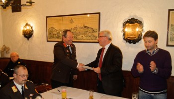 Auszeichnung für 40-jährige Tätigkeit: Johann Neubauer Auszeichnung für 40-jährige Tätigkeit: Johann Neubauer