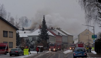 Wohnhausbrand in Weyer