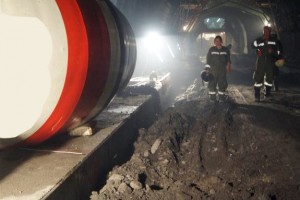 LKW-Bergung Citytunnel-Baustelle (Bild: Andrea Mandl)