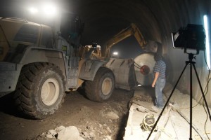 LKW-Bergung Citytunnel-Baustelle (Bild: Andrea Mandl)