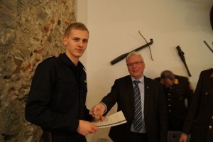 Bronzene Verdienstmedaille an VM Thomas Leitzinger