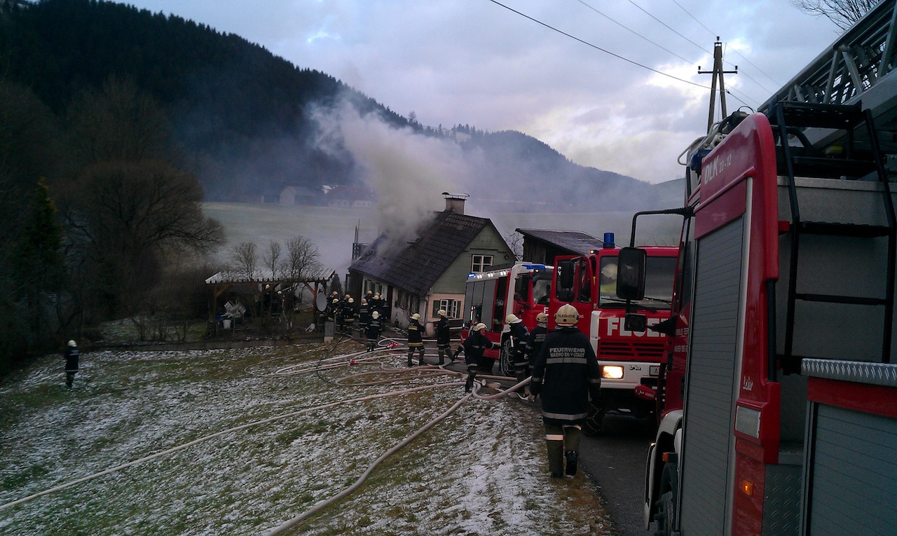 Wohnhausbrand Ybbsitz