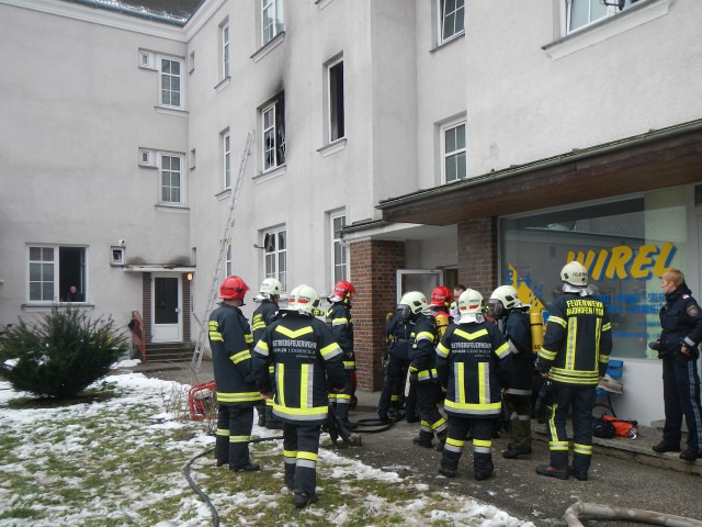 Wohnungsbrand in Böhlerwerk