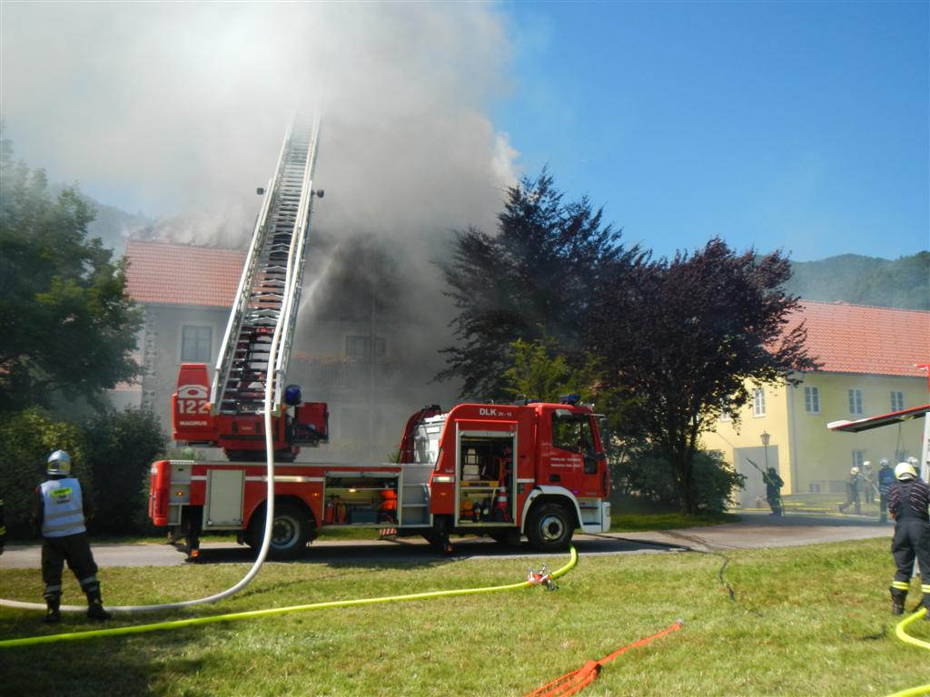 B3: Wohnhausbrand in Gaflenz, OÖ