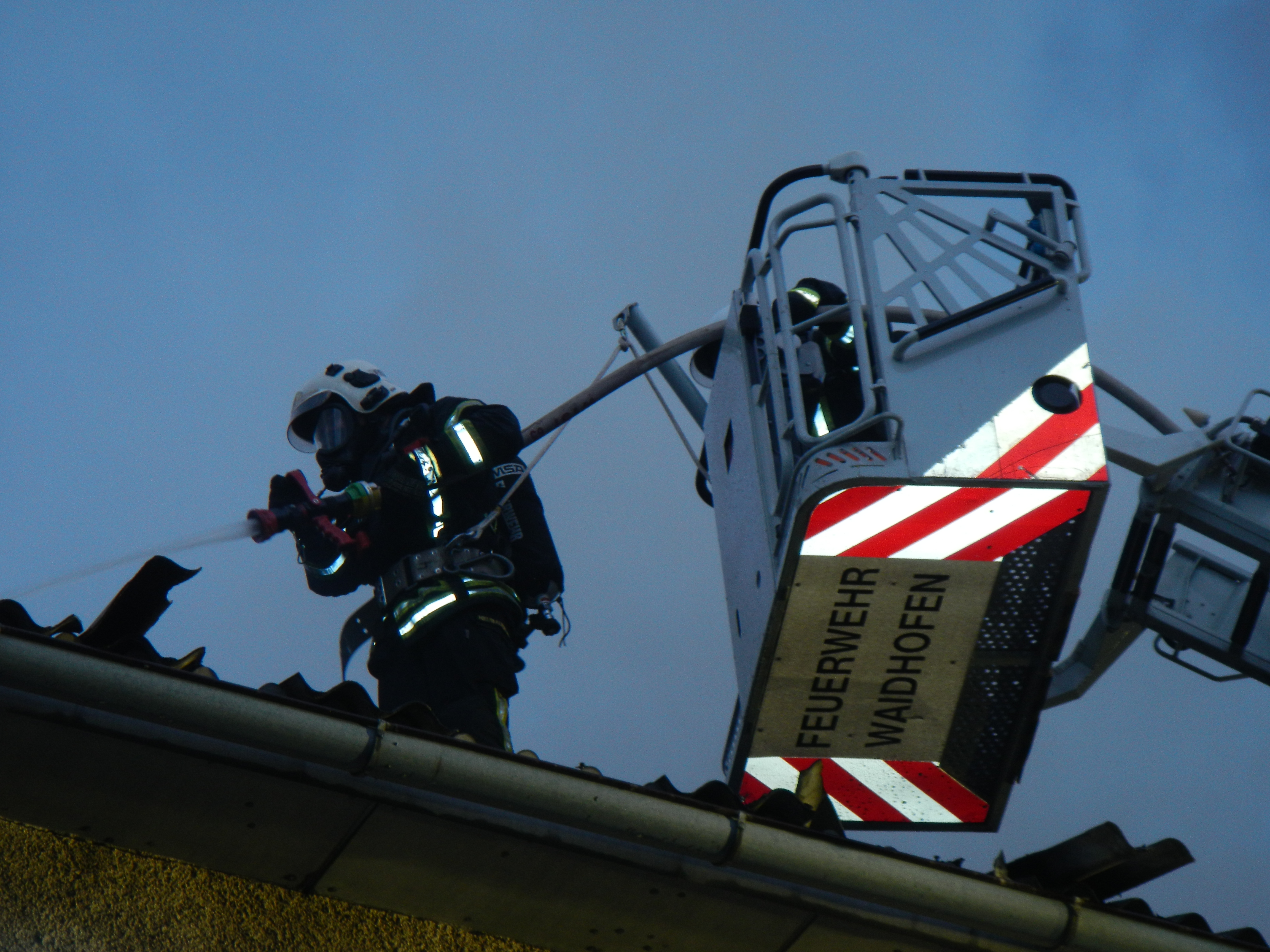 Großbrand in Konradsheim